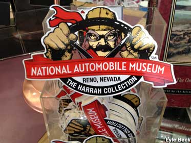 Auto Museum stickers.