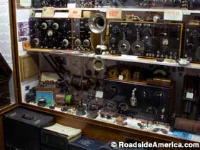 Exhibits on the earliest days of radio.