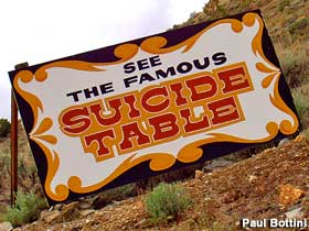 Suicide Table billboard.