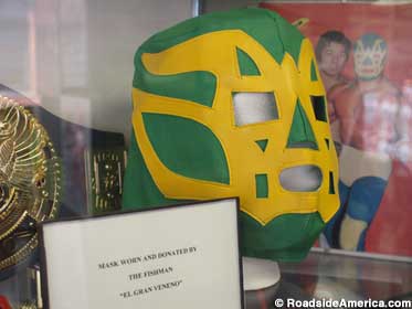 Mask worn by the Fishman, El Gran Veneno.
