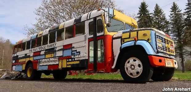 Partridge Family Bus Replica.