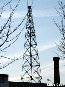 Marconi radio test tower.