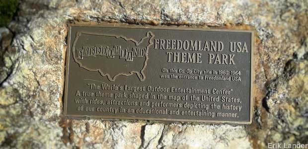 Freedomland USA Memorial.