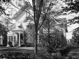 House, now demolished, where McKinley died. c. 1908. (Detroit Publishing Co. /Library of Congress)