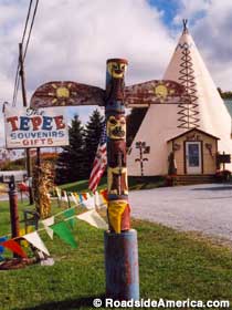 Newer view of tepee.