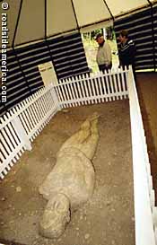 The original Cardiff Giant, Cooperstown, New York.