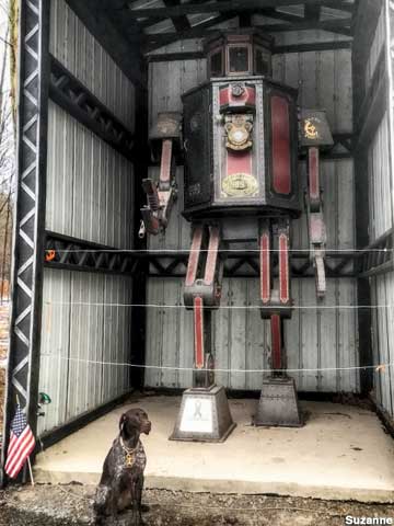 Giant Steampunk Robot.