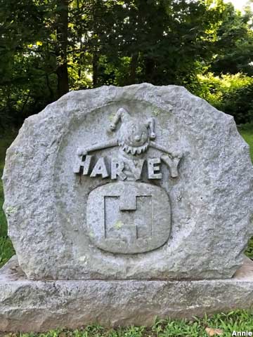 Harvey headstone.