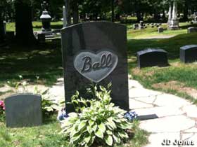 Lucille Ball grave.