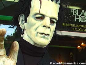 Frankenstein greets you.