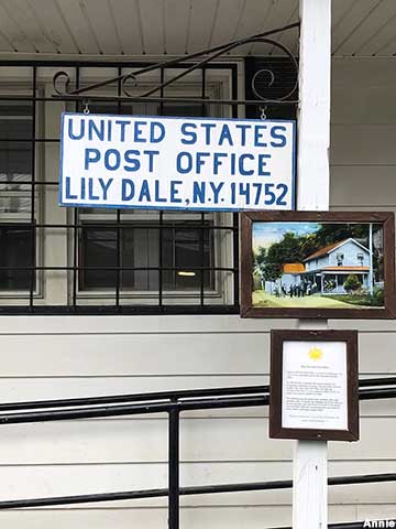 Lily Dale Post Office.