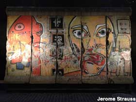 Berlin Wall sections.
