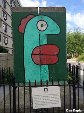 Thierry Noir Berlin Wall slabs.