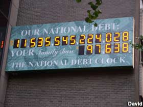 The National Debt Clock.