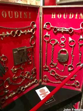 Houdini handcuffs and restraints.
