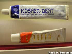 Kosher toothpaste.