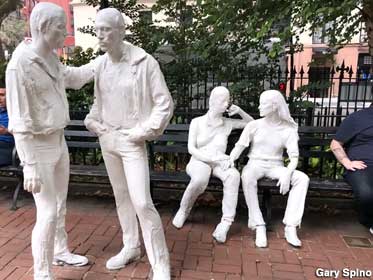 Stonewall National Monument sculptures.