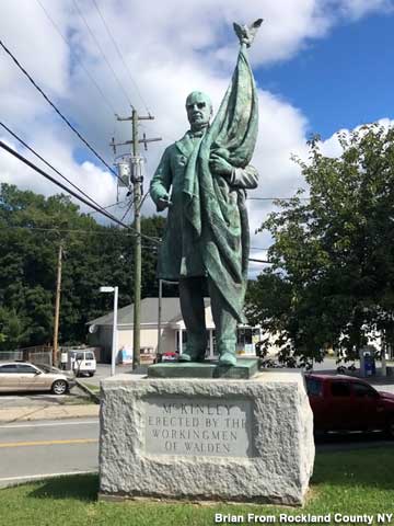 President William McKinley statue.