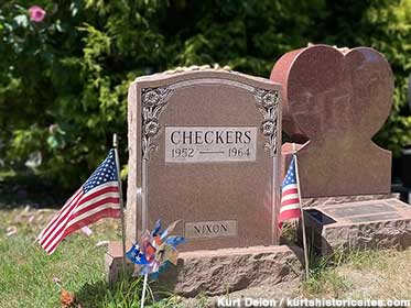 Grave of Checkers, Nixon's Dog.