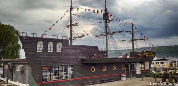 Watkins Glen, NY - Pirate Ship Building
