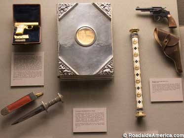 Nazi booty includes Hitler's gold pistol and Goering's baton.