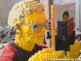 LEGO bookworm.