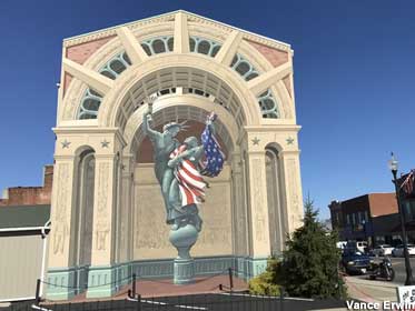 Liberty Remembers mural.