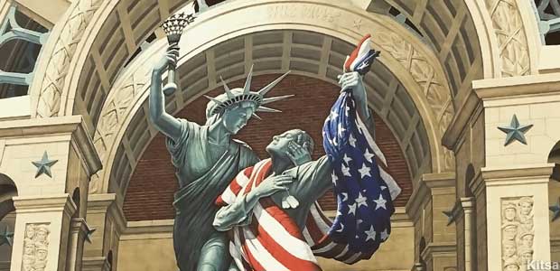 Liberty Remembers mural.