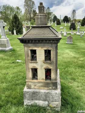 Dollhouse grave.