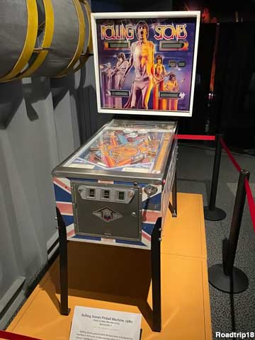 Rolling Stones pinball machine.