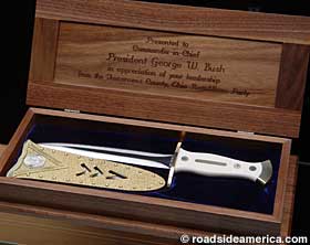 Knife made for George W. Bush