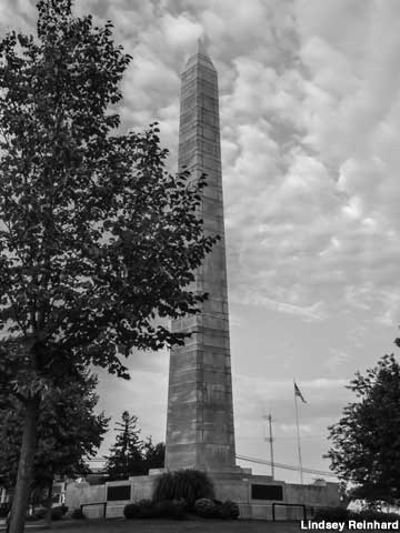 101-foot-high obelisk.