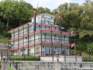 Riverboat House.