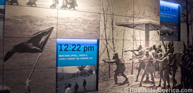 Key moments chronicled at the May 4 Visitor Center.