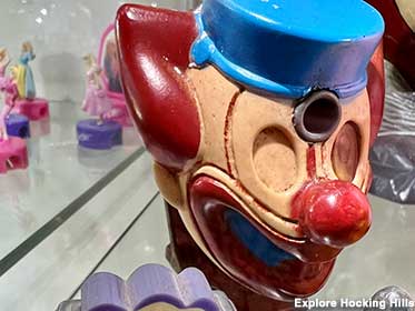 Rubber Bozo-head sharpener from the 1950s.