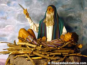 abraham bible museum character living isaac mansfield his testament old story oh la el ohio genesis roadsideamerica