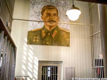Stalin Portrait seen in 