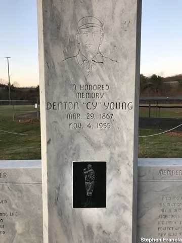 Cy Young Hometown Monument.