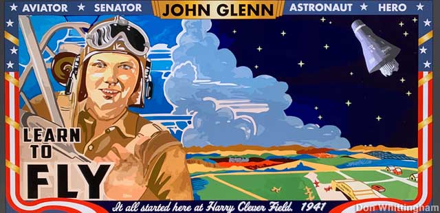 John Glenn billboard.