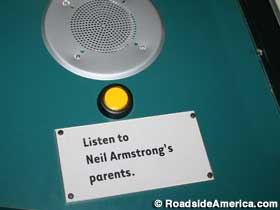 Listen to Neil Armstrong's parents.