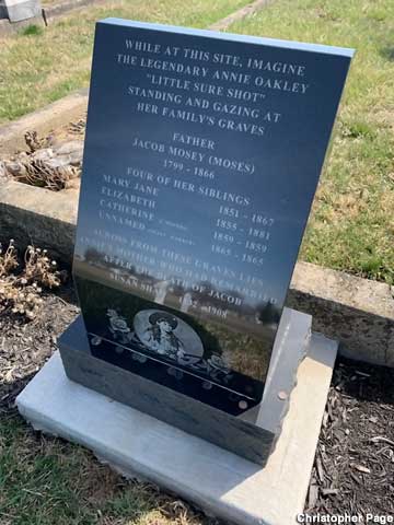 Imagine The Legendary Annie Oakley monument.