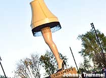 Giant Lady Leg Lamp