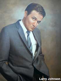 Portrait of Roger Miller at the museum.