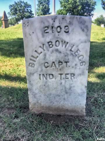 Grave of Billy Bow Legs.