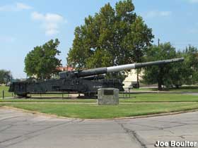 Atomic cannon is on display at Ft. Sill.