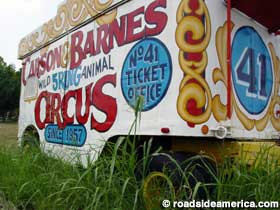 Carson Barnes Circus Trailer