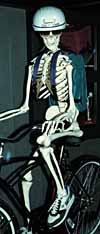 Cycling skeleton.
