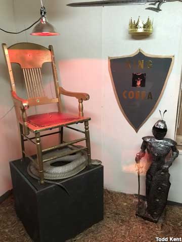 King Cobra's throne.
