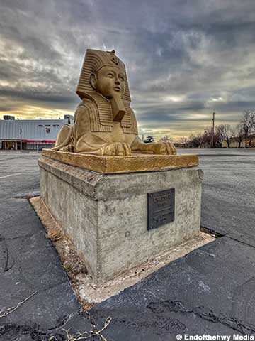 One of four Sphinxes.