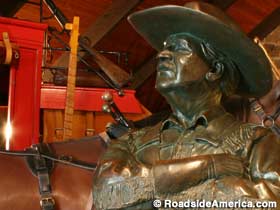Bust of Pawnee Bill.